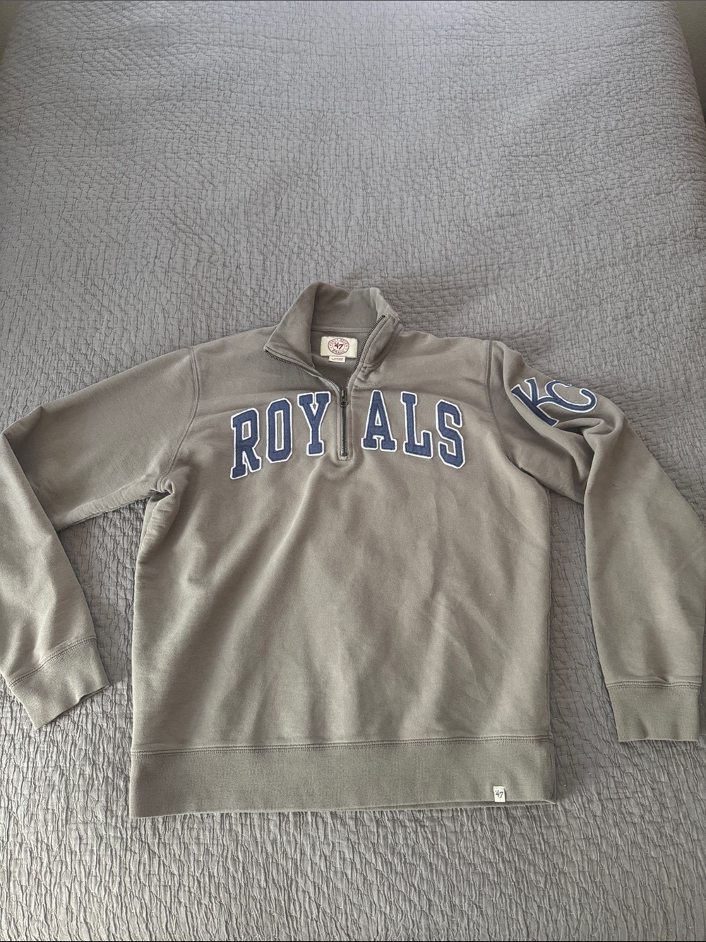 47 Brand Kansas City Royals Quarter Zip Sweatshirt
